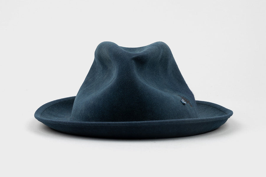 The Blue HOBO Hat Spotted on Brad Pitt
