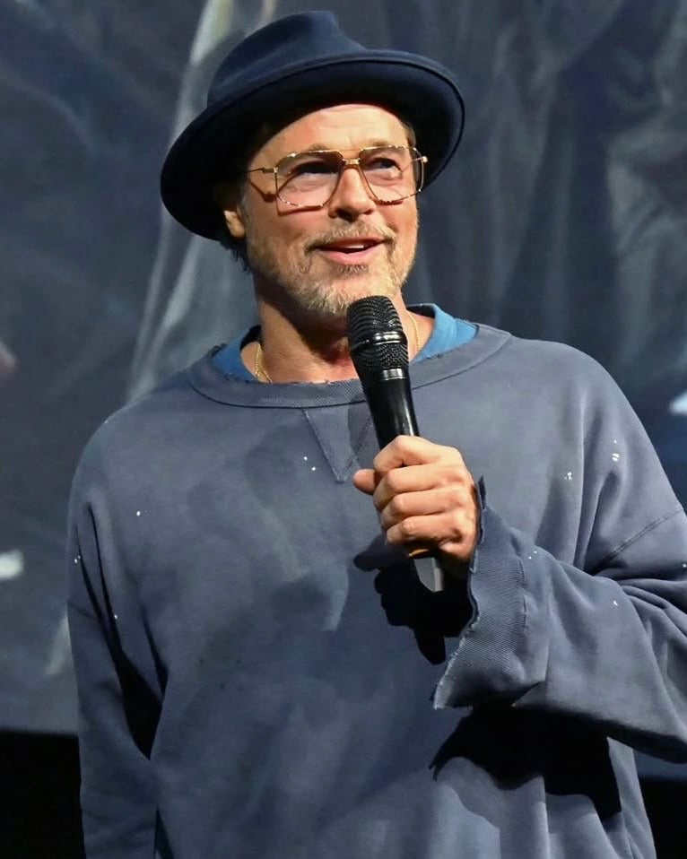 The Blue HOBO Hat Spotted on Brad Pitt