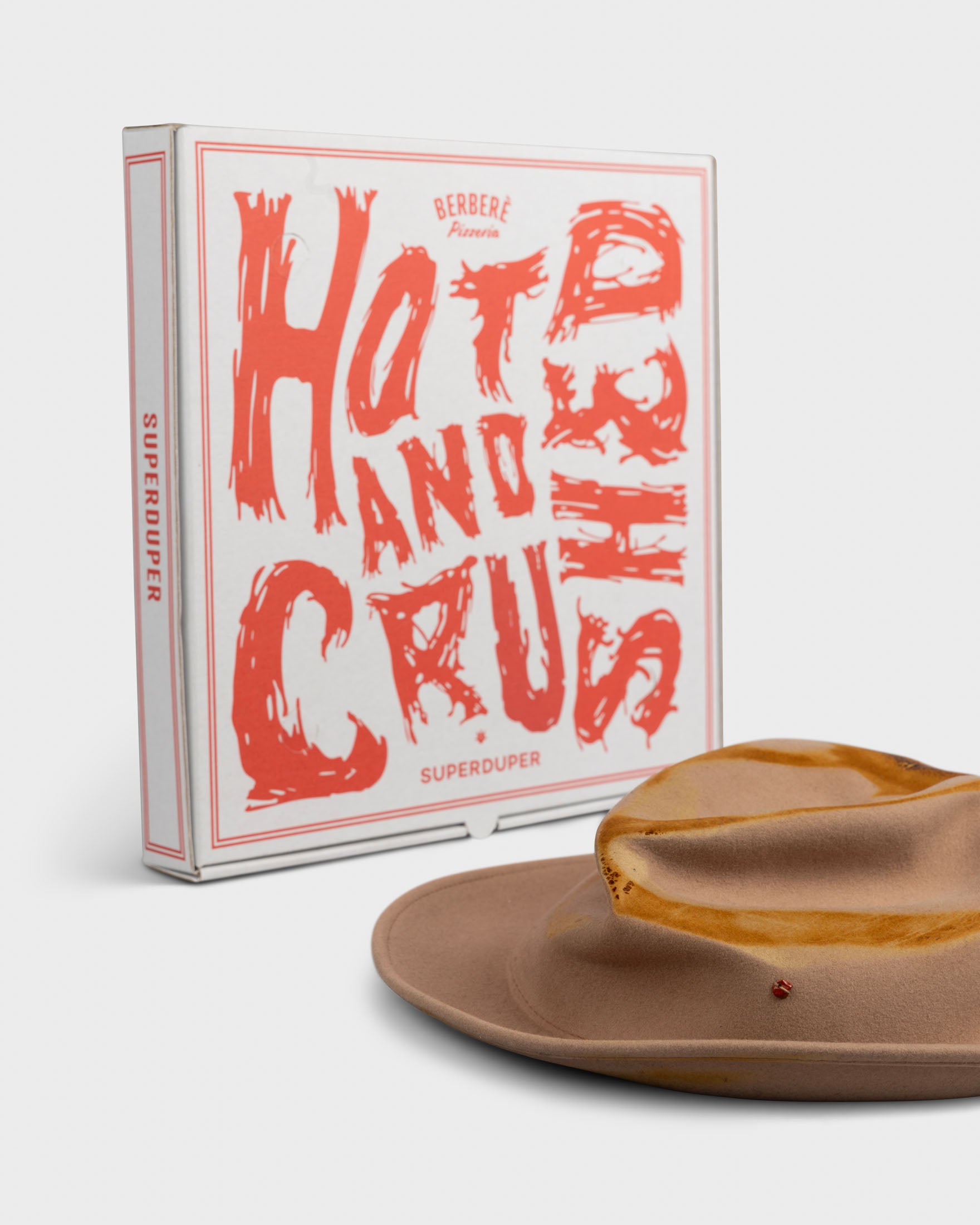 SUPERDUPER | HOBO Hot and Crushed — Toasted Beige Felt Hat