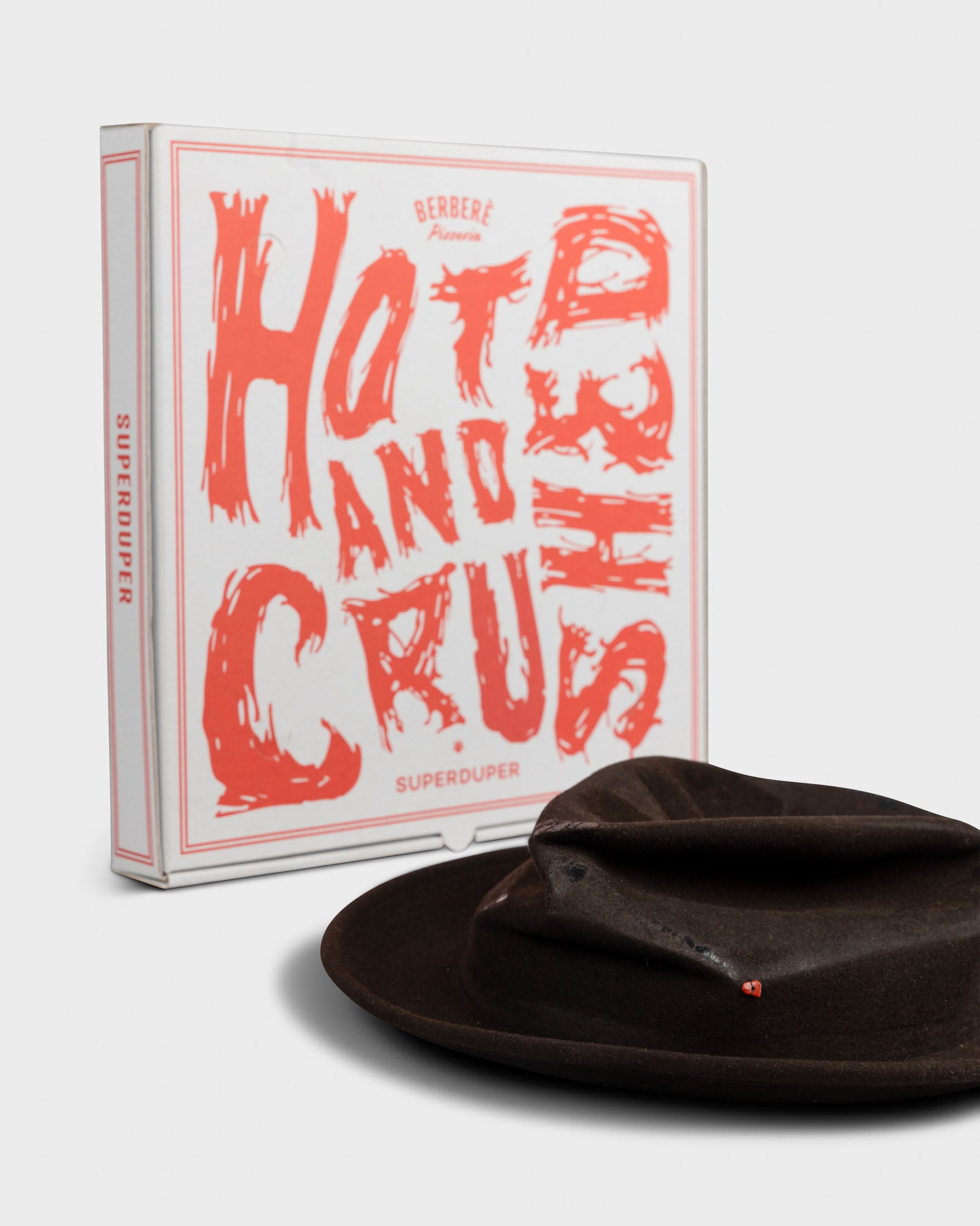 SUPERDUPER | HOBO Hot and Crushed — Burnt Brown Felt Hat