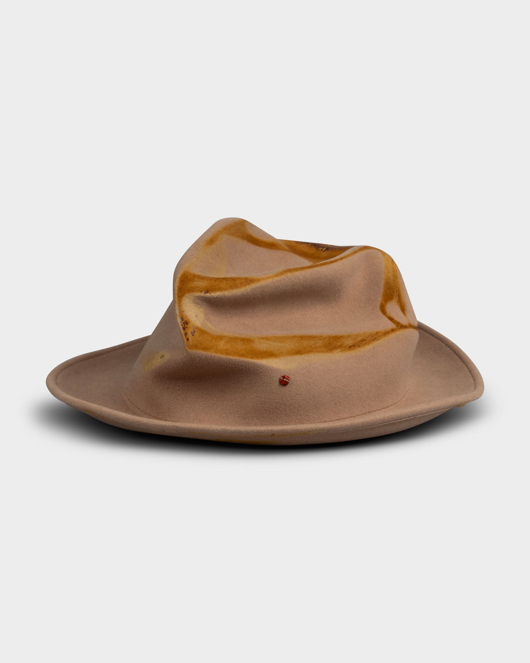 SUPERDUPER | HOBO Hot and Crushed — Toasted Beige Felt Hat