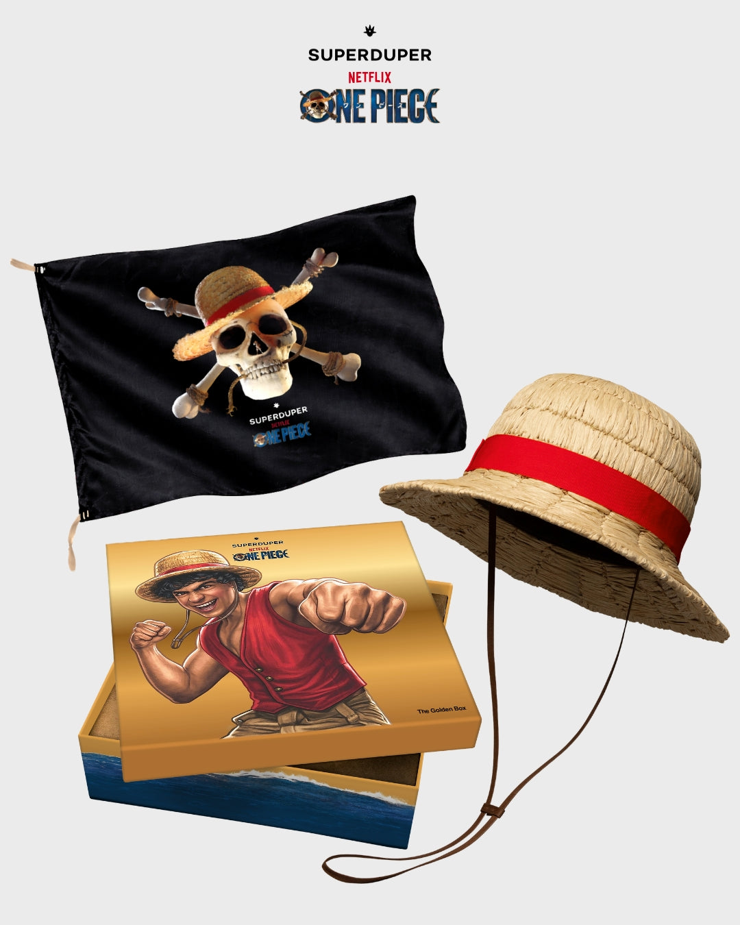 Luffy Hat | Drop 4 | King Of Pirates Edition - Italian handmade hat from Florence | SUPERDUPER