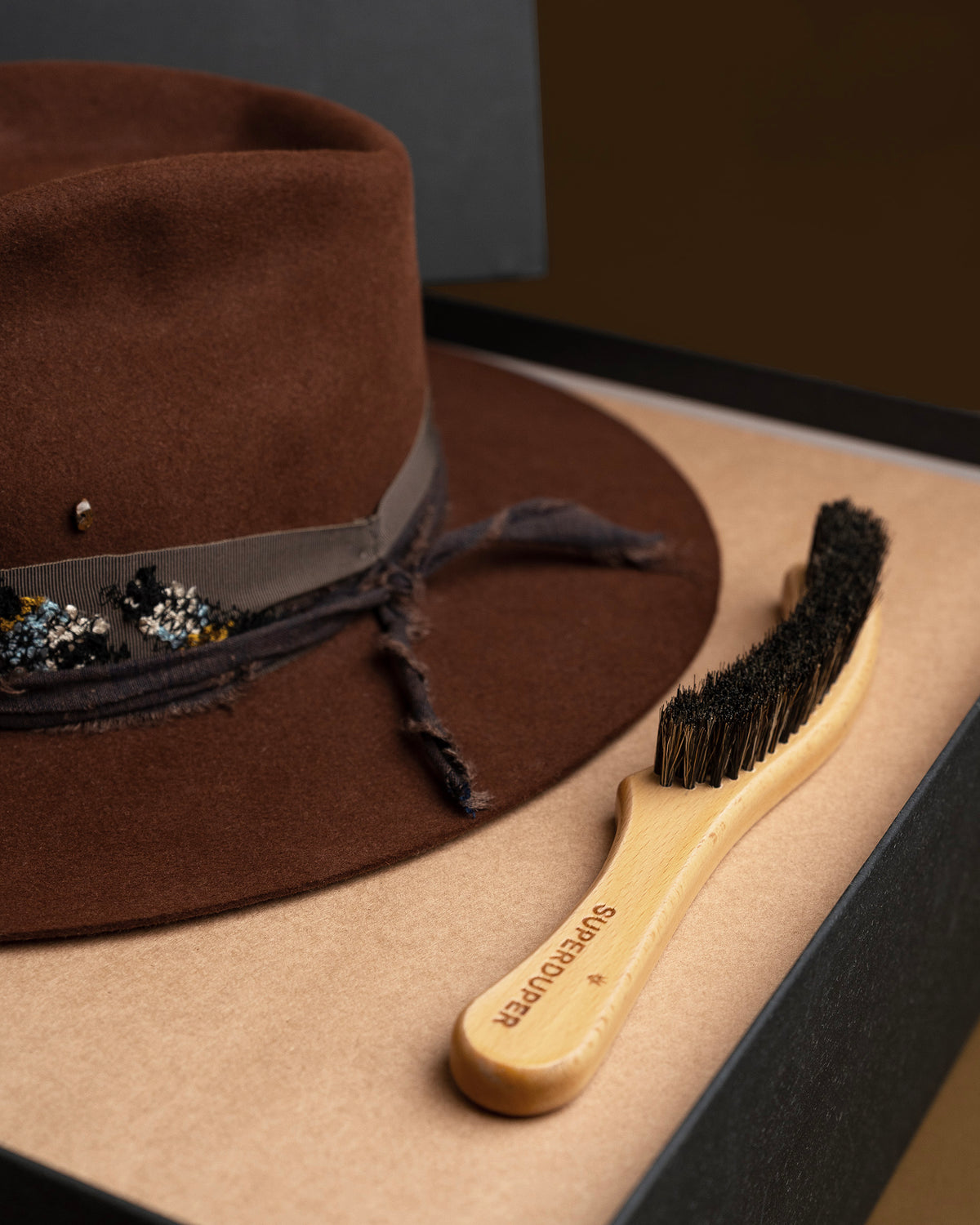 Hat Brush - Italian handmade hat from Florence | SUPERDUPER