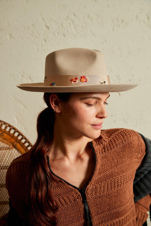 L´Appartement SUPER DUPER Wide Brim Hat-